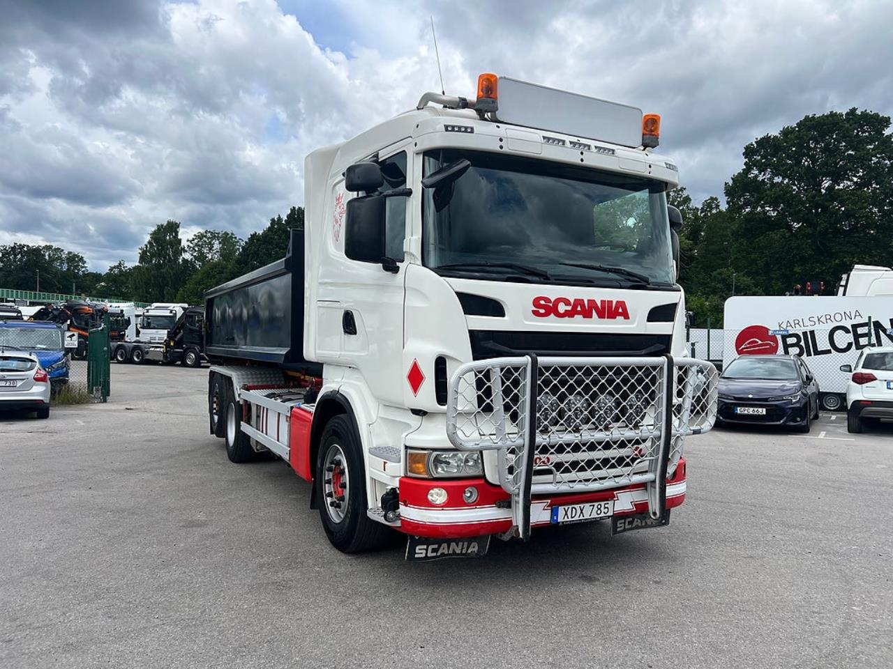 Scania R500 V8 6x2*4 Manuell V&auml;xell&aring;da, Lastv&auml;xlare inkl flak 2010 - Krok/Lastv&auml;xlare