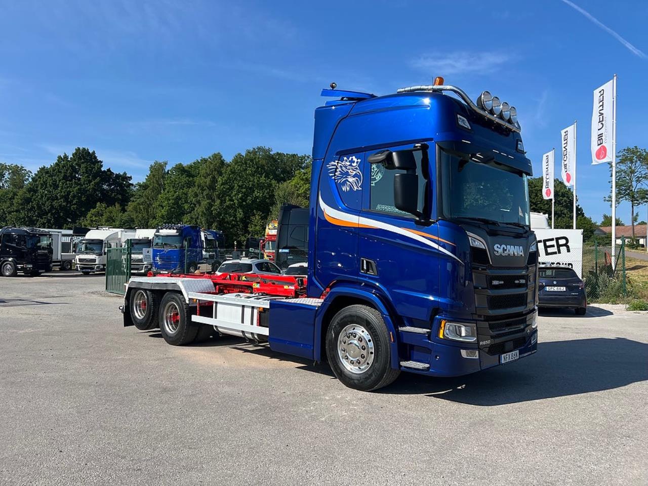 Scania R650 6x2 Lastv&auml;xlare, Euro 6 2020 - Krok/Lastv&auml;xlare