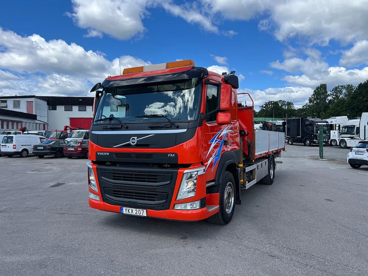 Volvo FM 370 4x2 Kranbil, Palfinger Kran, Euro 6 2017 - Kran