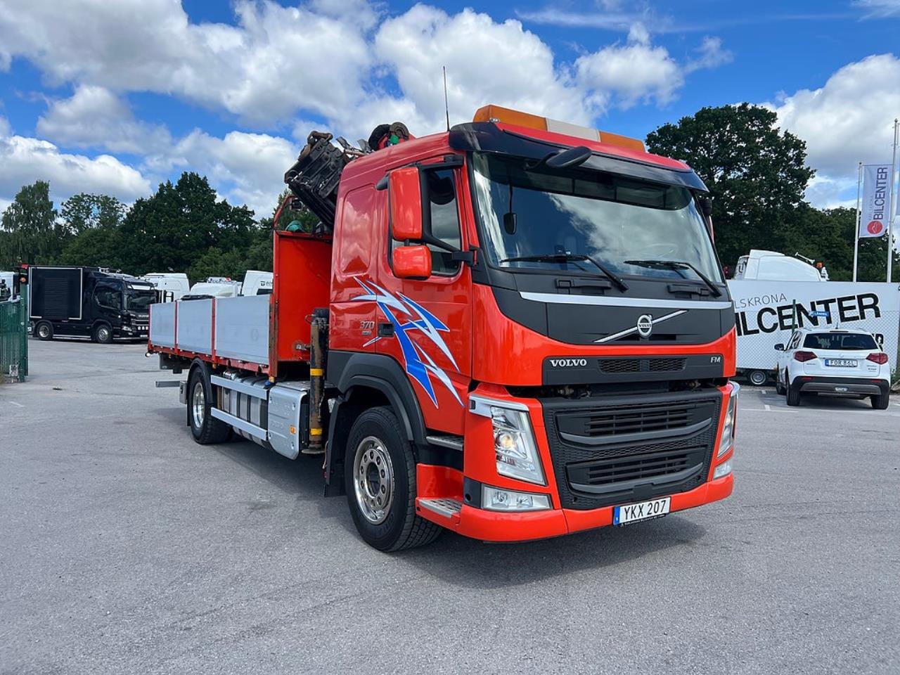 Volvo FM 370 4x2 Kranbil, Palfinger Kran, Euro 6 2017 - Kran