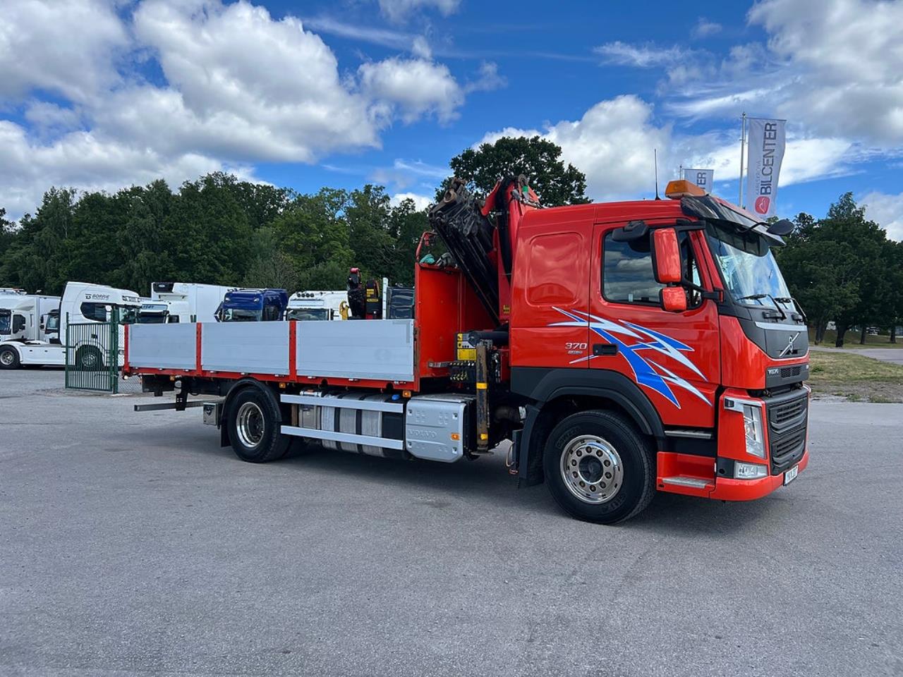 Volvo FM 370 4x2 Kranbil, Palfinger Kran, Euro 6 2017 - Kran