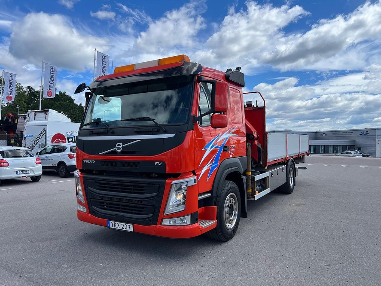Volvo FM 370 4x2 Kranbil, Palfinger Kran, Euro 6 2017 - Kran