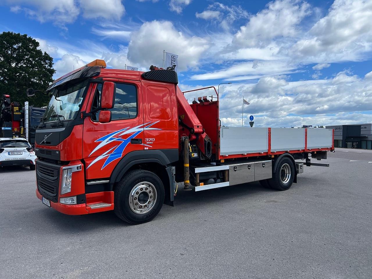 Volvo FM 370 4x2 Kranbil, Palfinger Kran, Euro 6 2017 - Kran