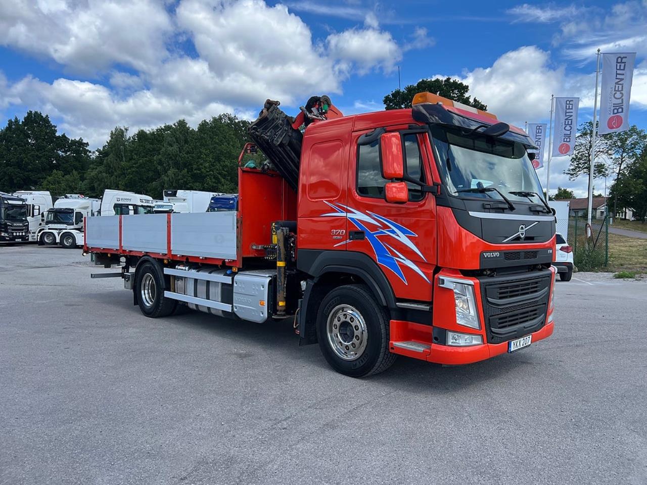 Volvo FM 370 4x2 Kranbil, Palfinger Kran, Euro 6 2017 - Kran