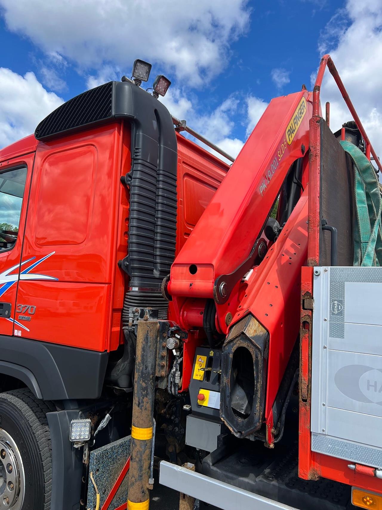 Volvo FM 370 4x2 Kranbil, Palfinger Kran, Euro 6 2017 - Kran