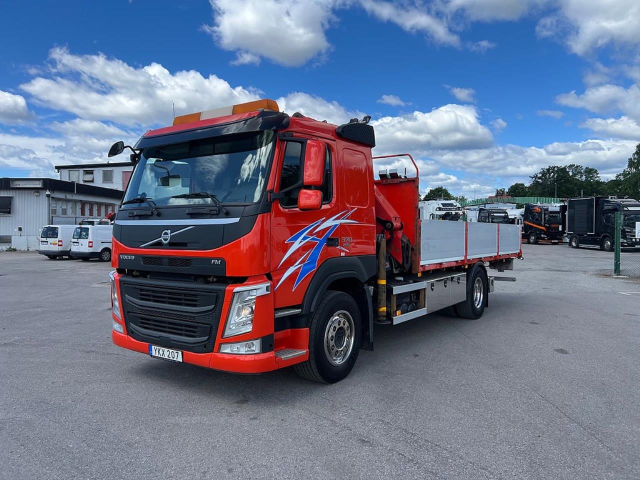 Volvo FM 370 4x2 Kranbil, Palfinger Kran, Euro 6 2017 - Kran