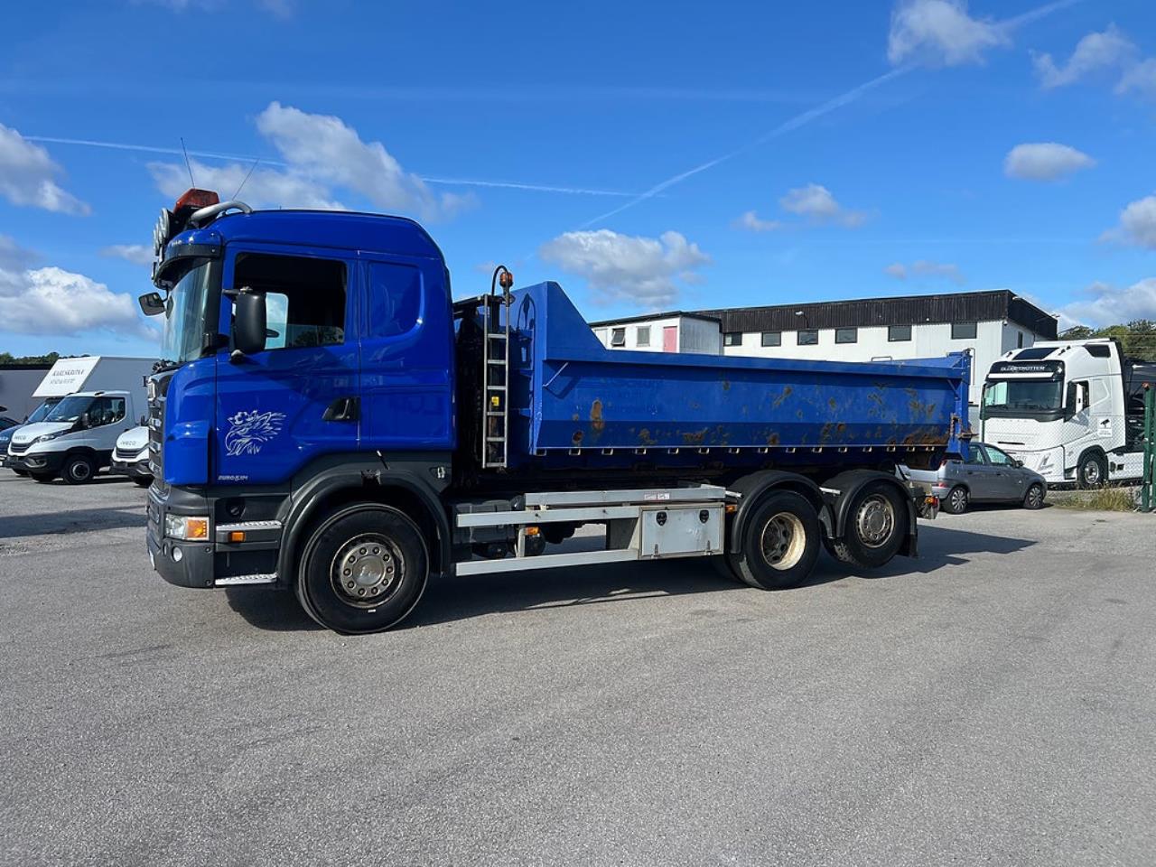 Scania R440 6x2*4 Hiab Lastv&auml;xlare inkl Flak, Euro 5 2009 - Krok/Lastv&auml;xlare