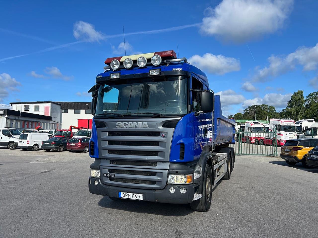 Scania R440 6x2*4 Hiab Lastv&auml;xlare inkl Flak, Euro 5 2009 - Krok/Lastv&auml;xlare