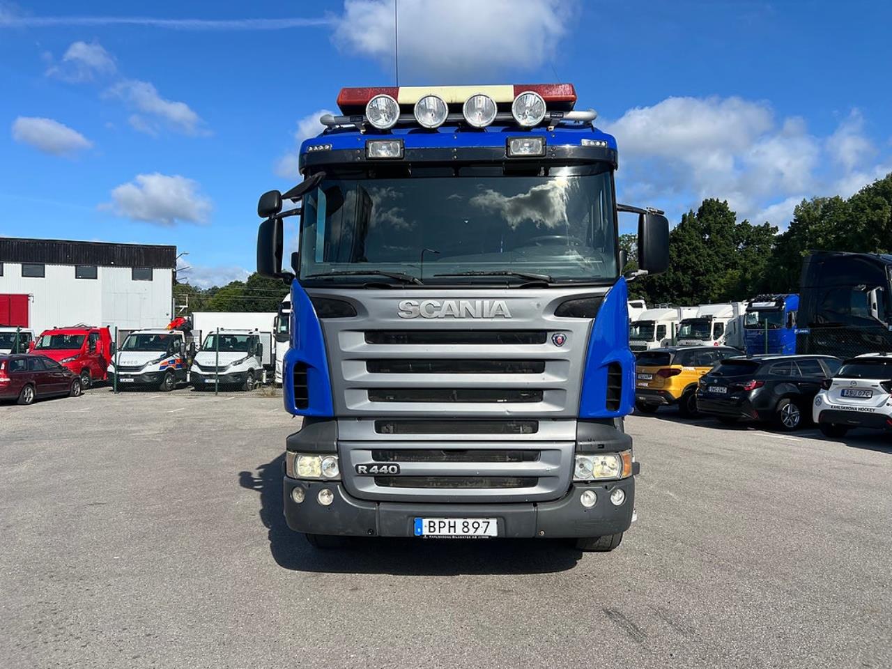 Scania R440 6x2*4 Hiab Lastv&auml;xlare inkl Flak, Euro 5 2009 - Krok/Lastv&auml;xlare