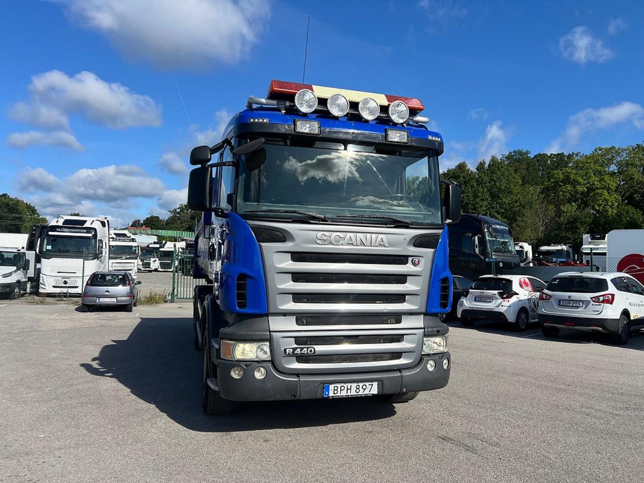 Scania R440 6x2*4 Hiab Lastv&auml;xlare inkl Flak, Euro 5 2009 - Krok/Lastv&auml;xlare