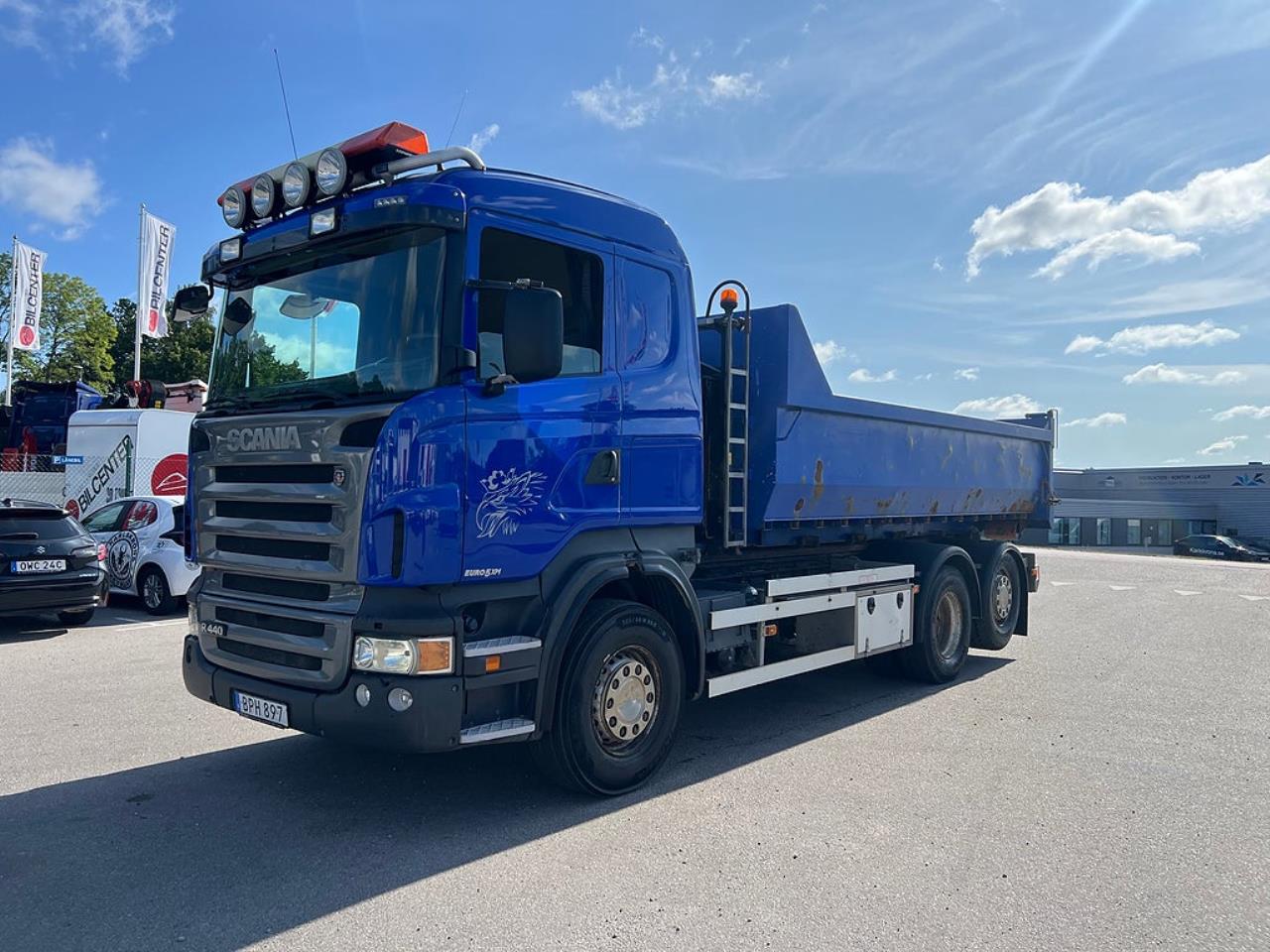 Scania R440 6x2*4 Hiab Lastv&auml;xlare inkl Flak, Euro 5 2009 - Krok/Lastv&auml;xlare