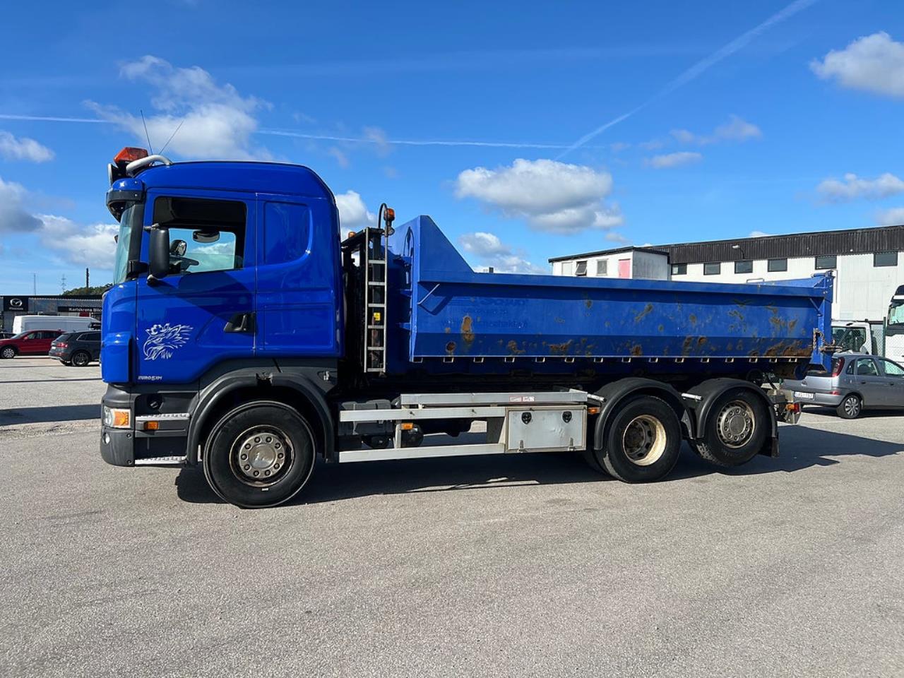 Scania R440 6x2*4 Hiab Lastv&auml;xlare inkl Flak, Euro 5 2009 - Krok/Lastv&auml;xlare