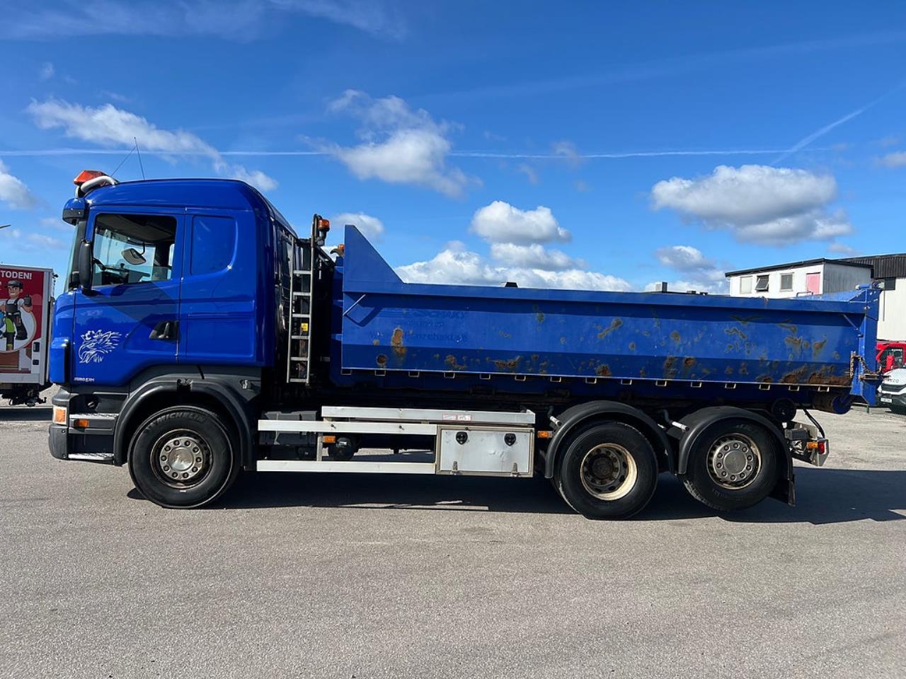 Scania R440 6x2*4 Hiab Lastv&auml;xlare inkl Flak, Euro 5 2009 - Krok/Lastv&auml;xlare