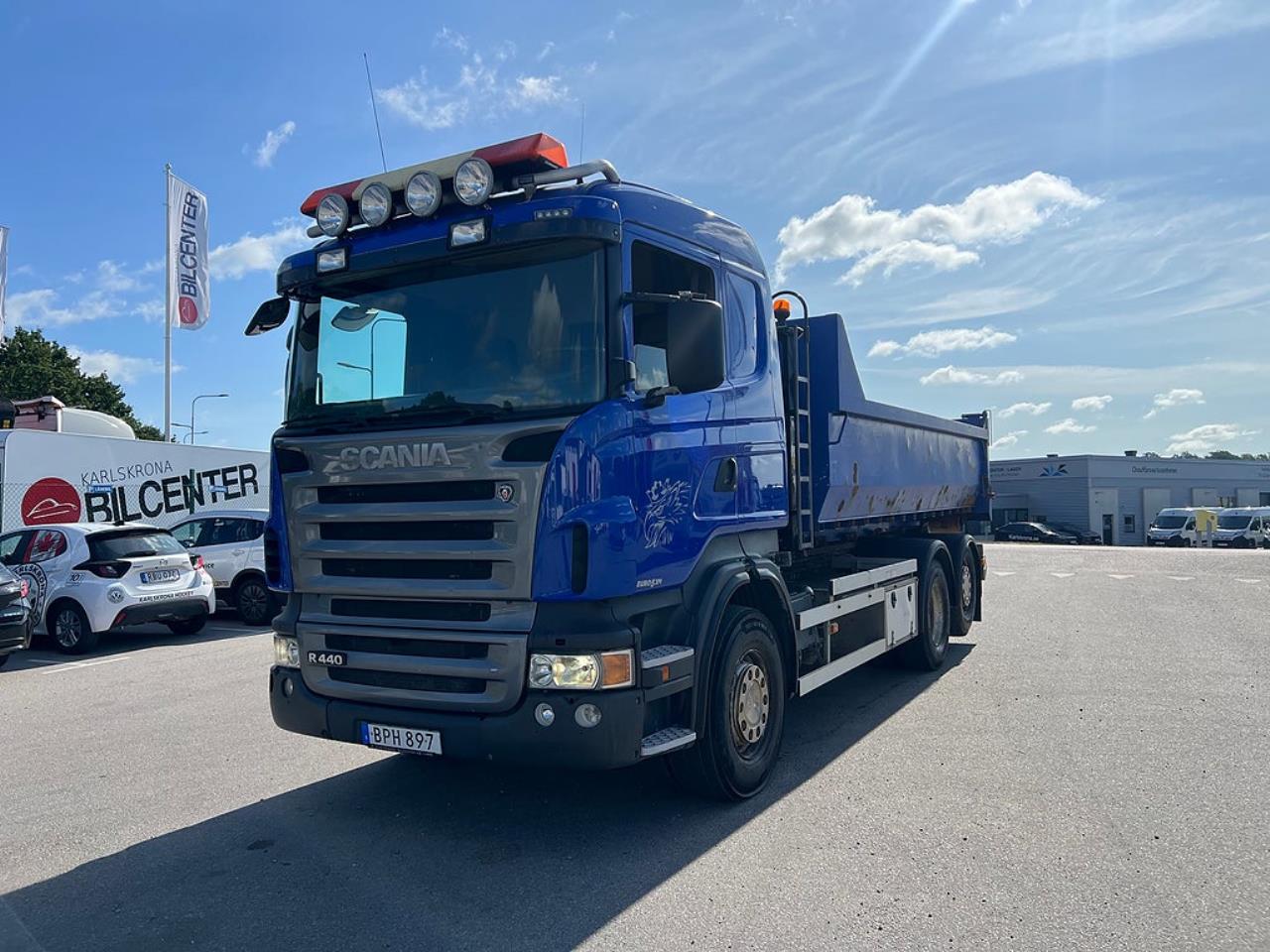 Scania R440 6x2*4 Hiab Lastv&auml;xlare inkl Flak, Euro 5 2009 - Krok/Lastv&auml;xlare