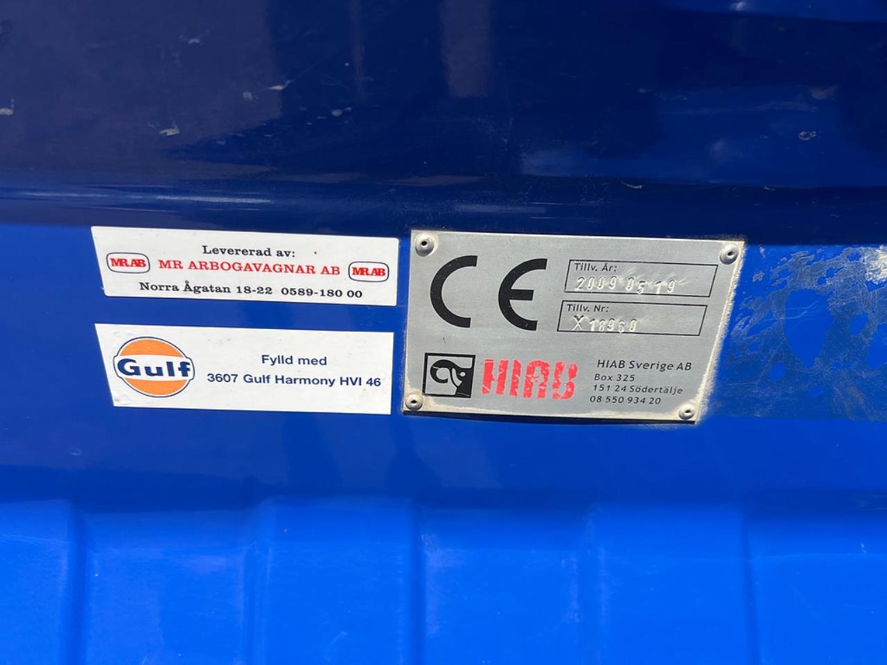 Scania R440 6x2*4 Hiab Lastv&auml;xlare inkl Flak, Euro 5 2009 - Krok/Lastv&auml;xlare