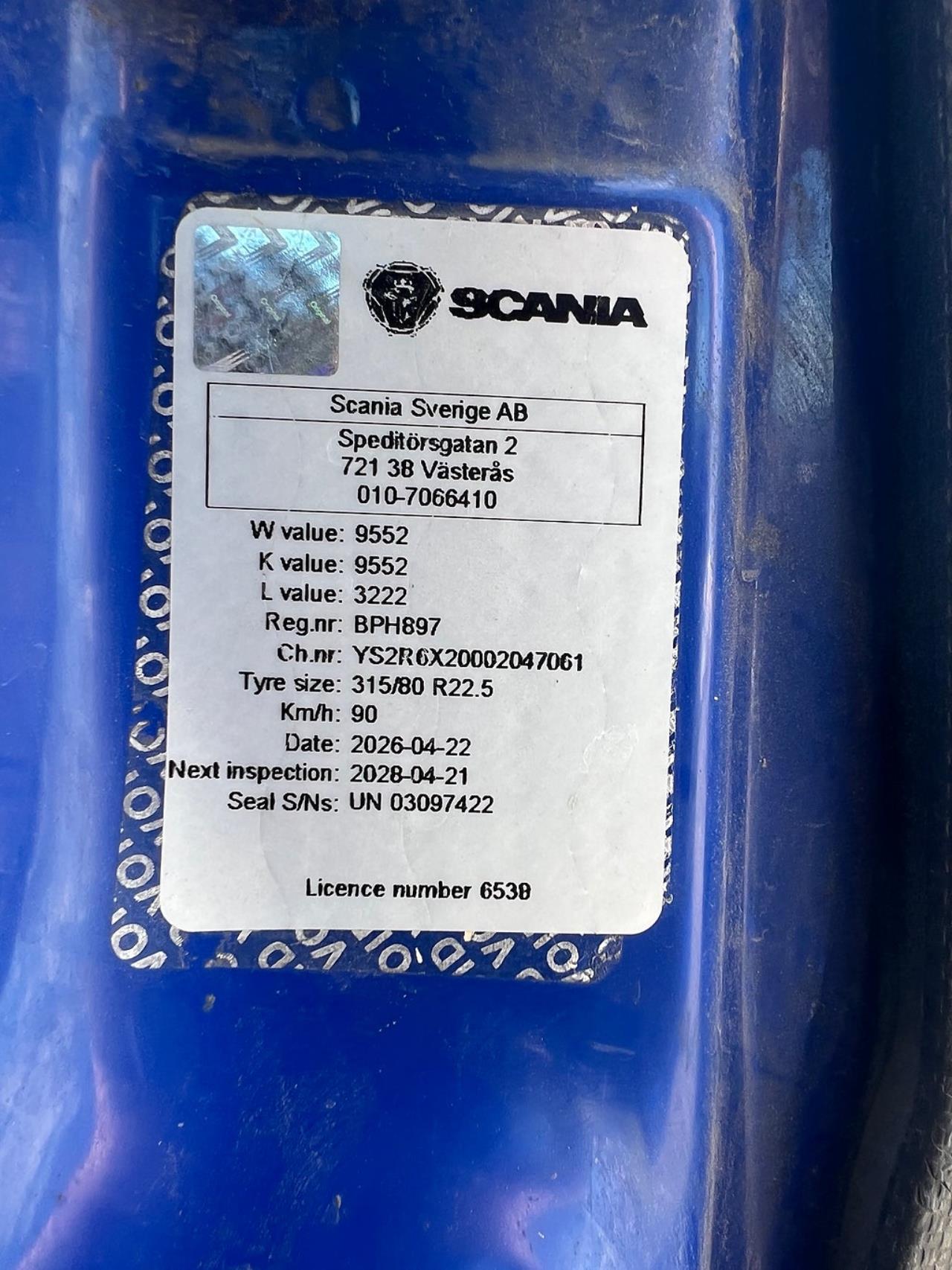 Scania R440 6x2*4 Hiab Lastv&auml;xlare inkl Flak, Euro 5 2009 - Krok/Lastv&auml;xlare