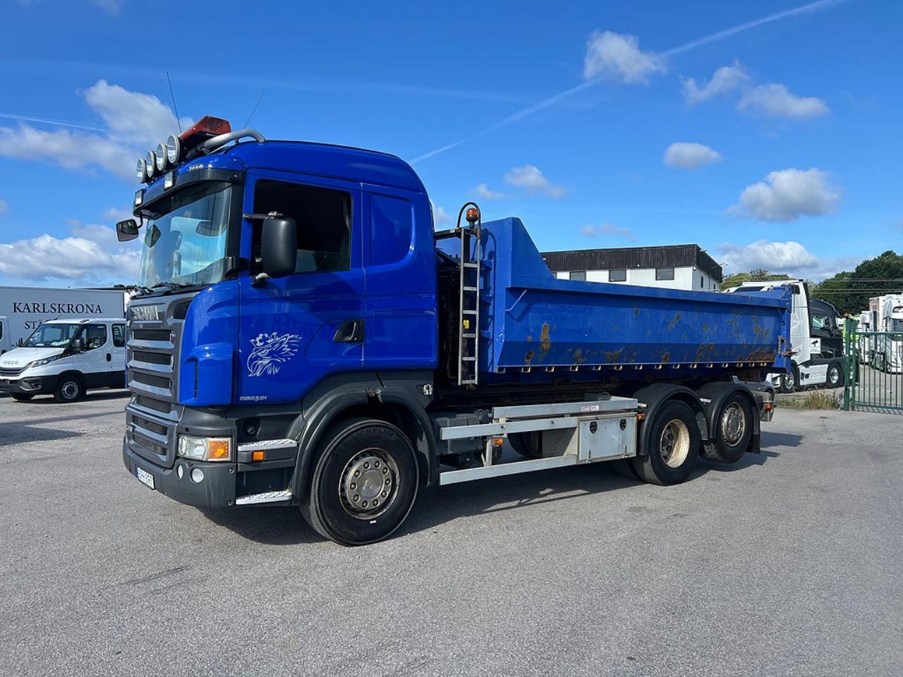 Scania R440 6x2*4 Hiab Lastv&auml;xlare inkl Flak, Euro 5 2009 - Krok/Lastv&auml;xlare