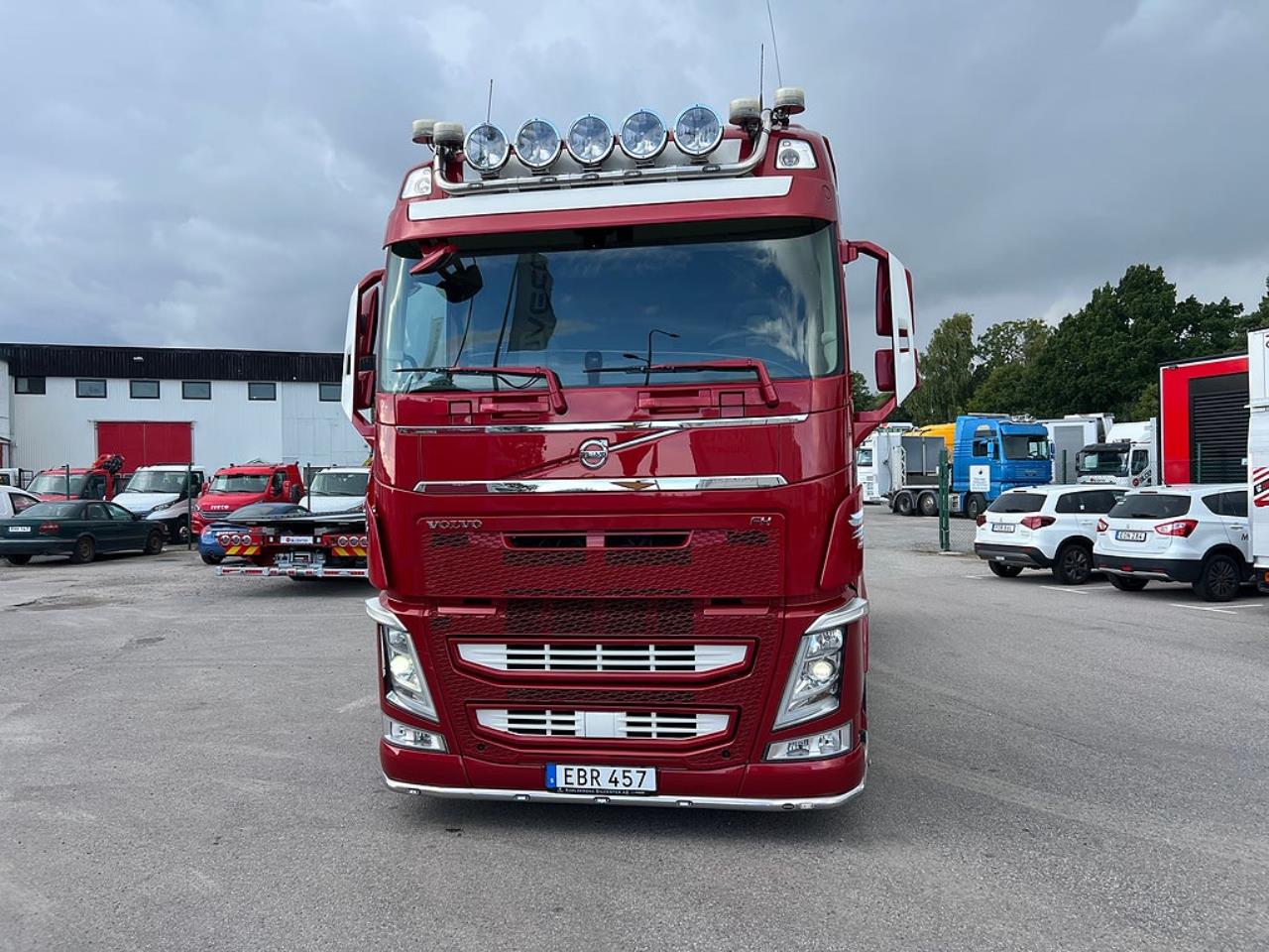 Volvo FH13 500 6x2*4 Lastv&auml;xlare, Krandubbar, Euro 6 2014 - Kran