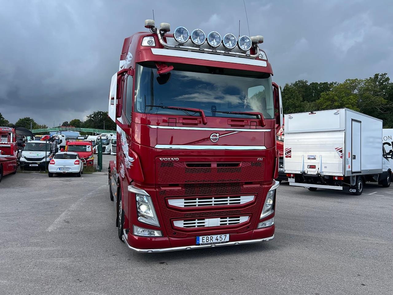 Volvo FH13 500 6x2*4 Lastv&auml;xlare, Krandubbar, Euro 6 2014 - Kran