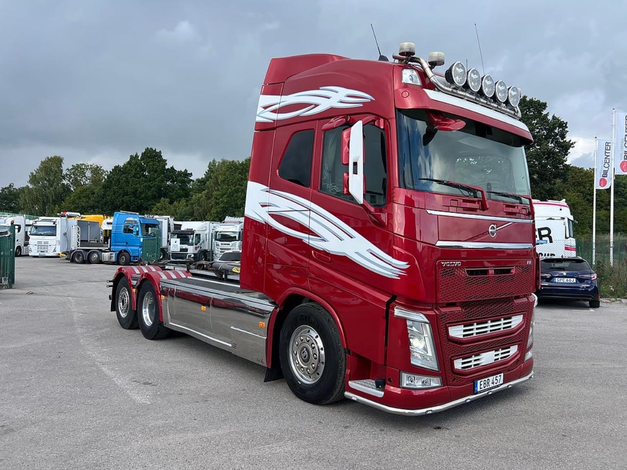 Volvo FH13 500 6x2*4 Lastv&auml;xlare, Krandubbar, Euro 6 2014 - Kran