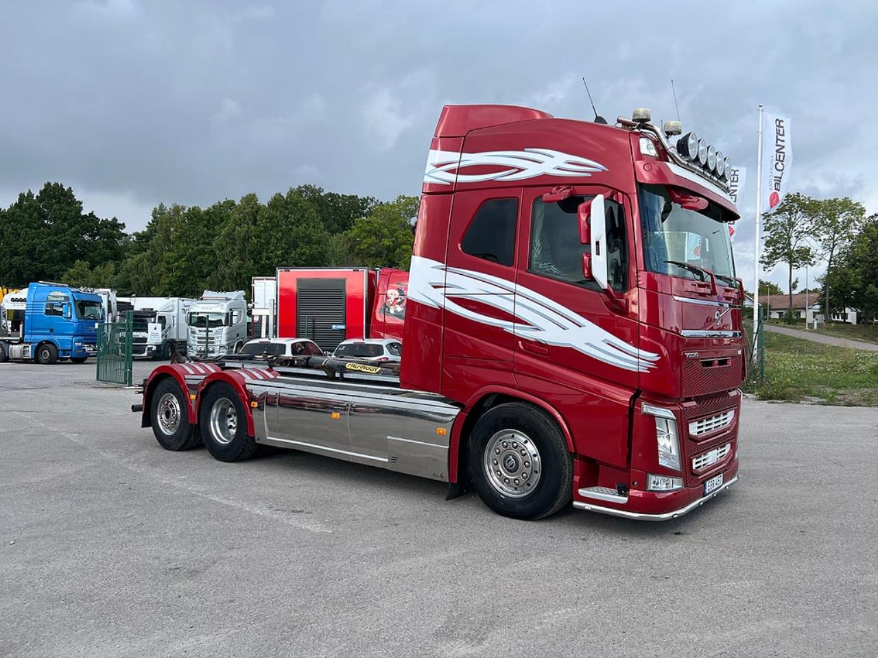 Volvo FH13 500 6x2*4 Lastv&auml;xlare, Krandubbar, Euro 6 2014 - Kran