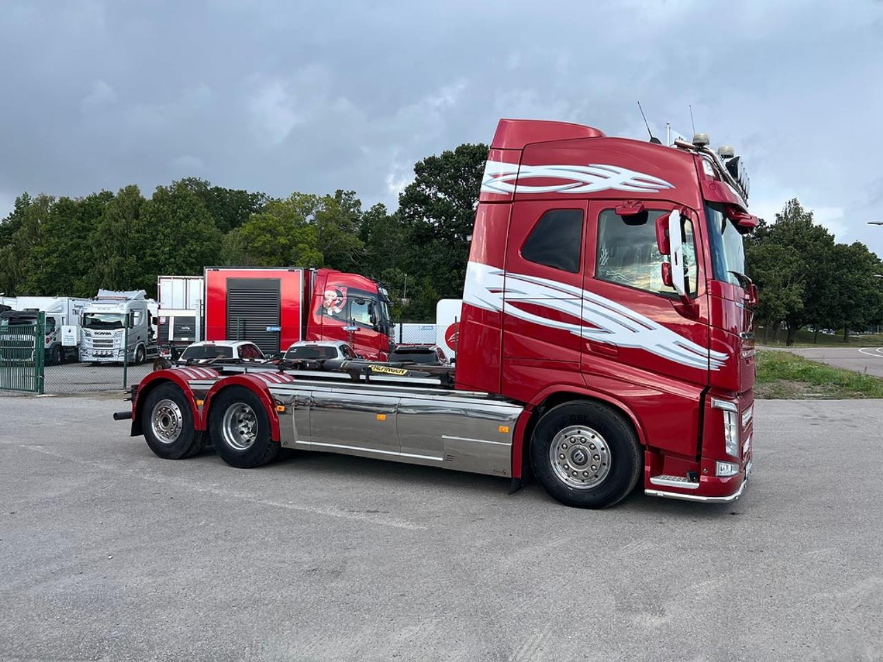 Volvo FH13 500 6x2*4 Lastv&auml;xlare, Krandubbar, Euro 6 2014 - Kran