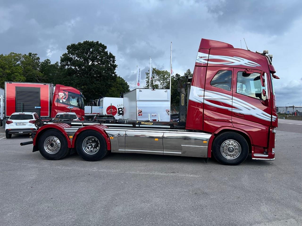 Volvo FH13 500 6x2*4 Lastv&auml;xlare, Krandubbar, Euro 6 2014 - Kran