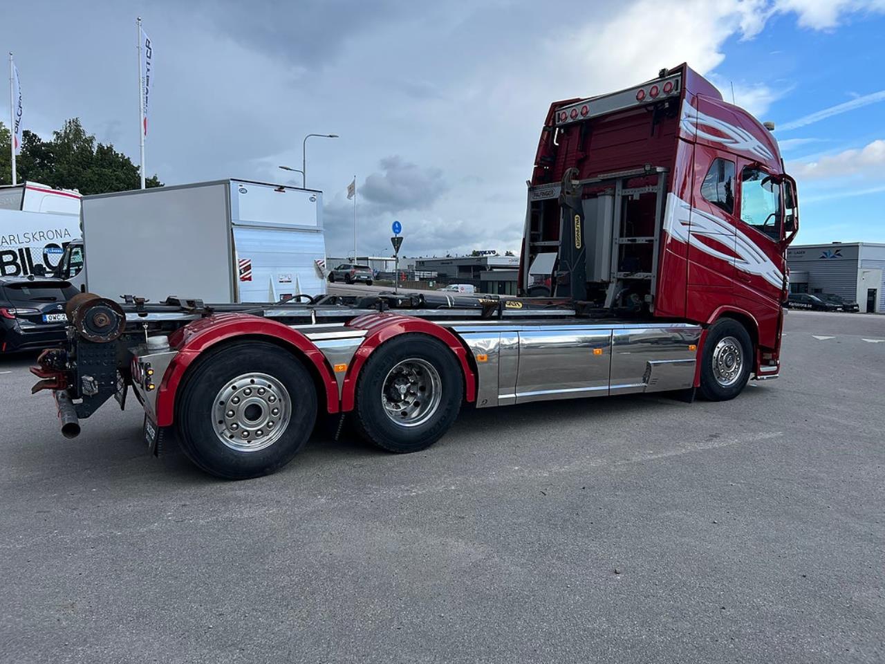 Volvo FH13 500 6x2*4 Lastv&auml;xlare, Krandubbar, Euro 6 2014 - Kran