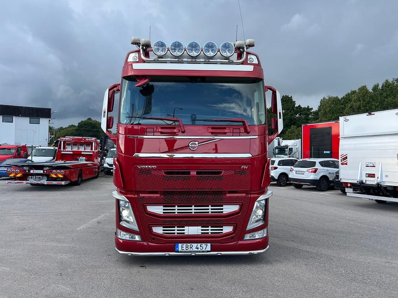 Volvo FH13 500 6x2*4 Lastv&auml;xlare, Krandubbar, Euro 6 2014 - Kran