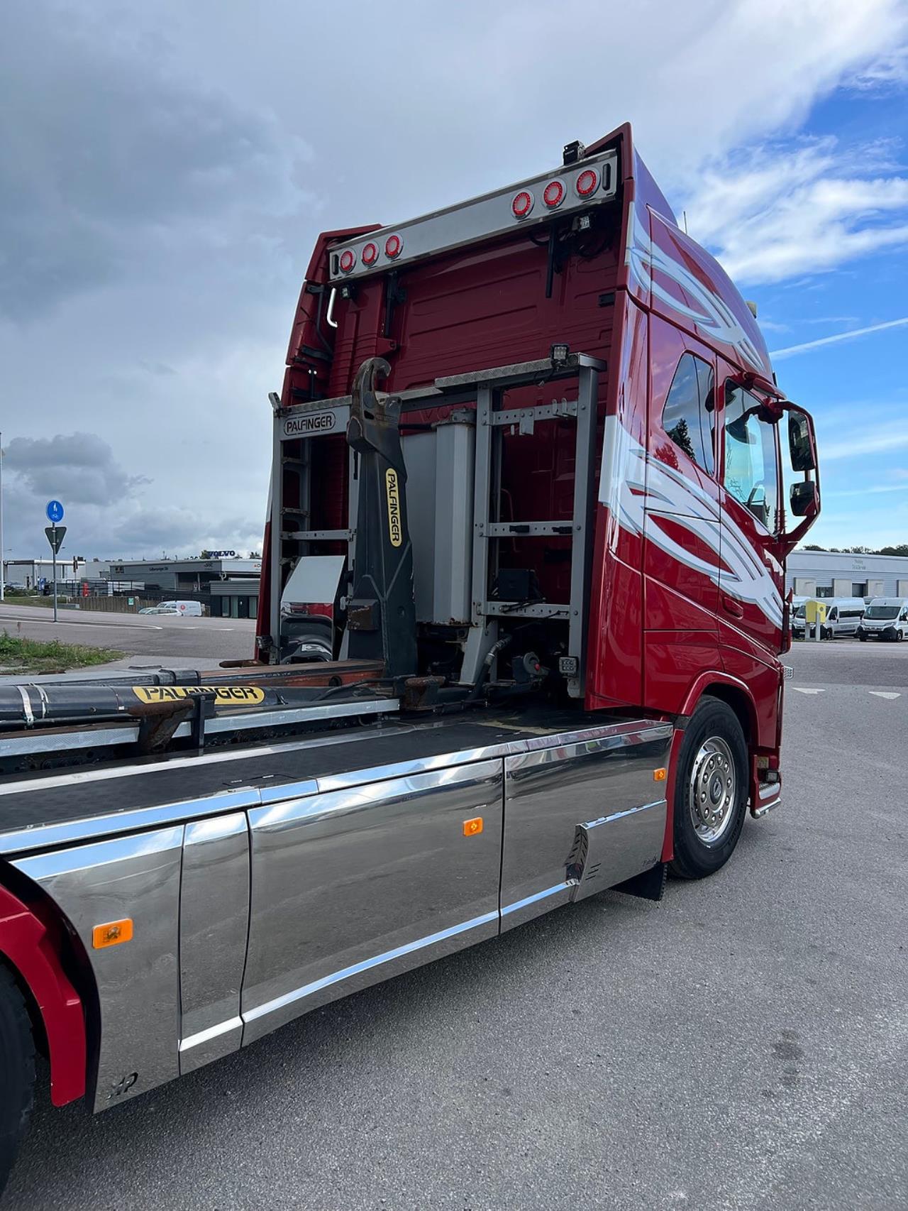 Volvo FH13 500 6x2*4 Lastv&auml;xlare, Krandubbar, Euro 6 2014 - Kran