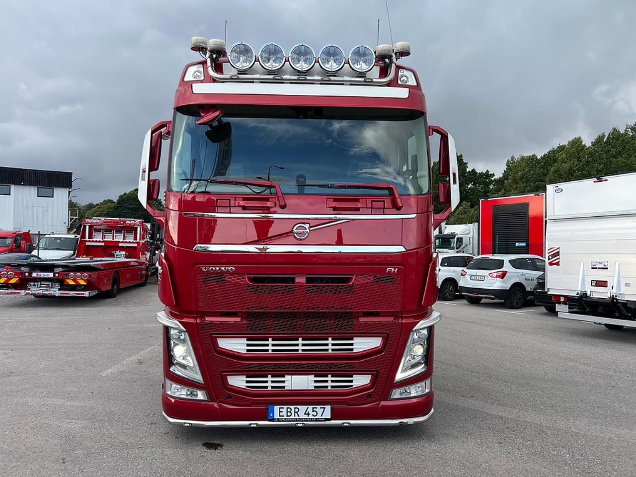 Volvo FH13 500 6x2*4 Lastv&auml;xlare, Krandubbar, Euro 6 2014 - Kran