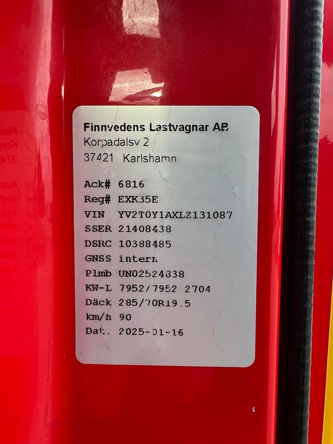 Volvo FL 280 4x2 16T B&auml;rgningsbil, Digicross, Euro 6 2021 - B&auml;rgningsbil