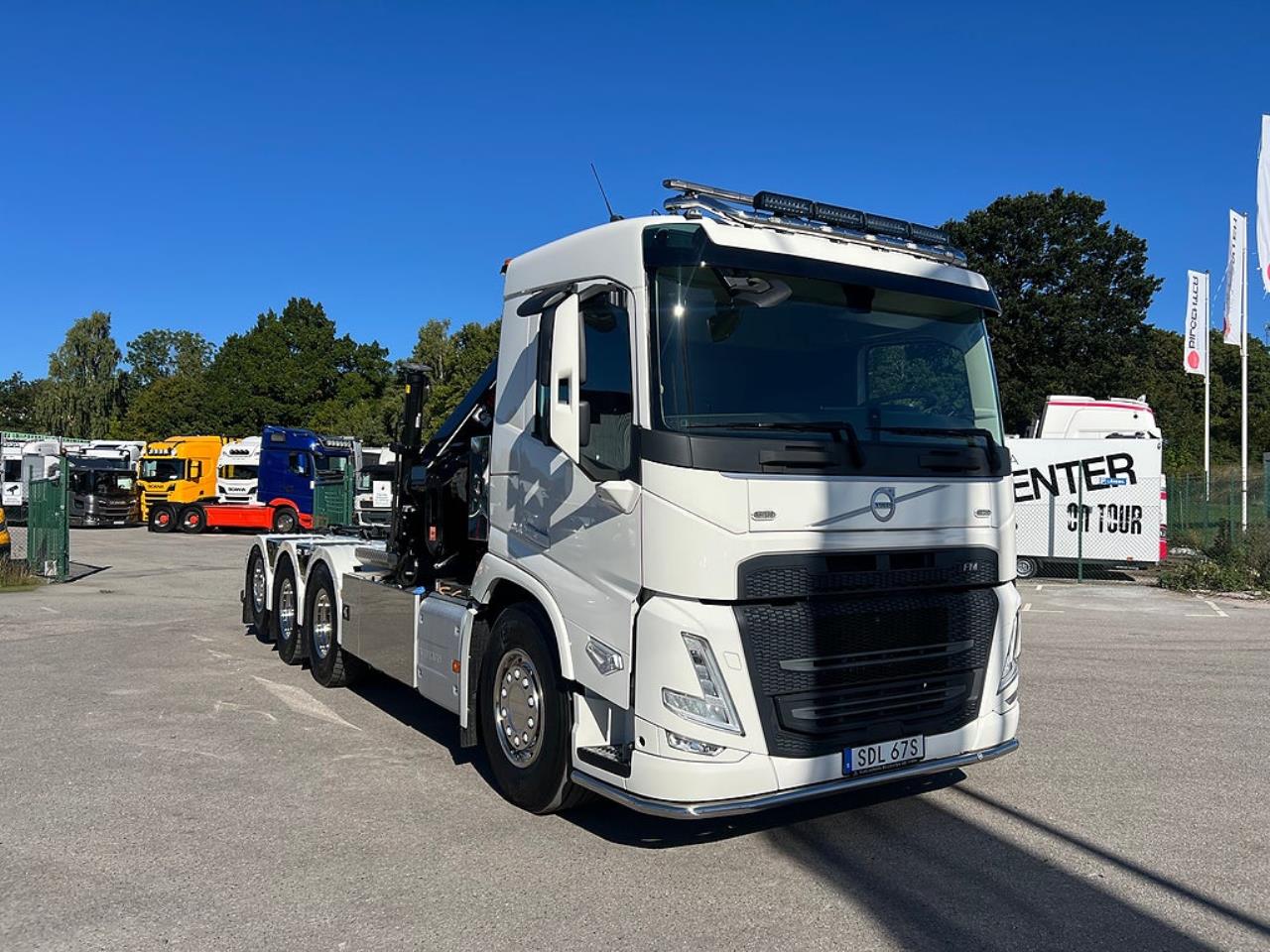 Volvo FM 13 500 8x4*4 Tridem Kranv&auml;xlare Hiab 302 2023 - Kran