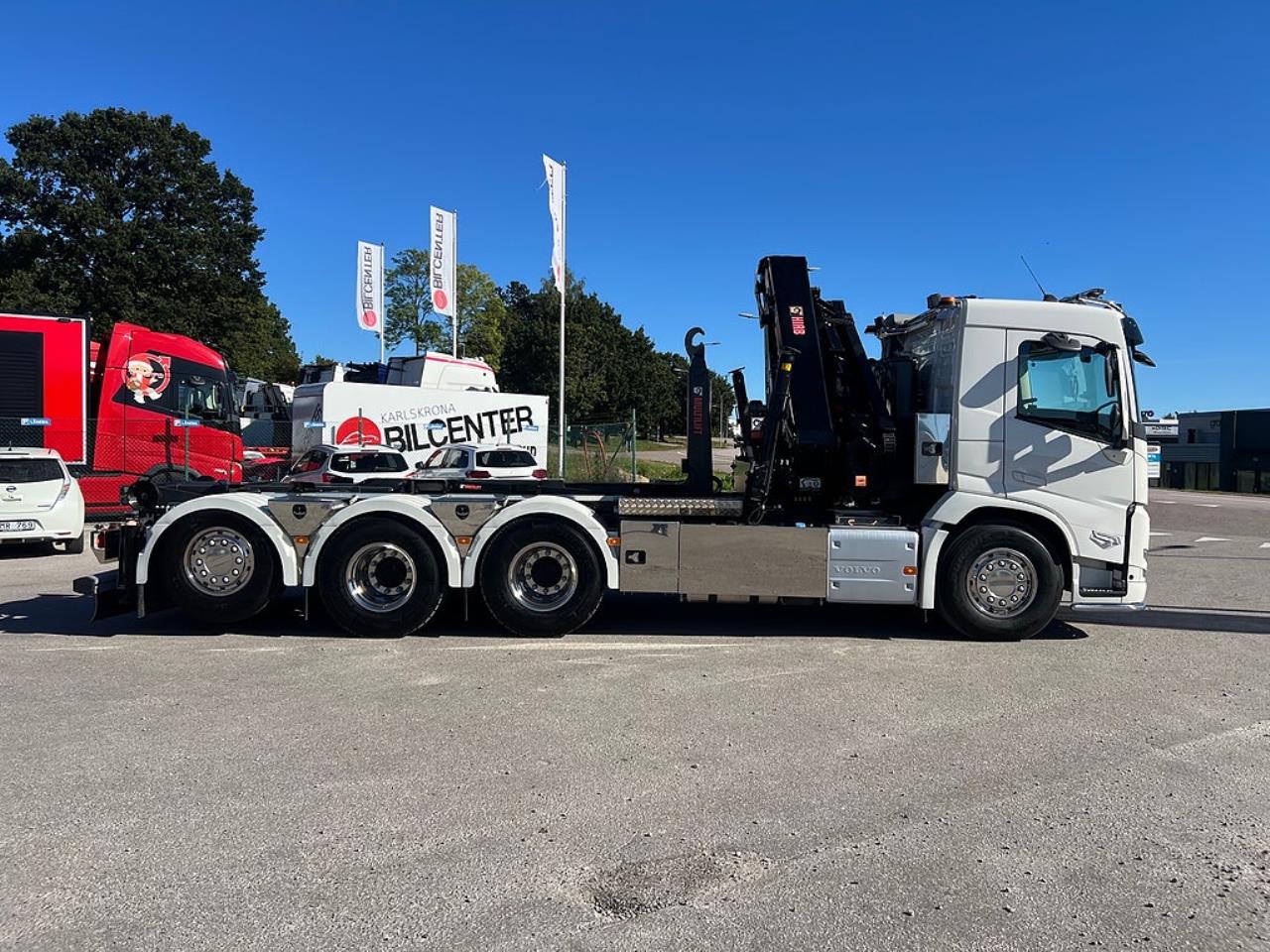 Volvo FM 13 500 8x4*4 Tridem Kranv&auml;xlare Hiab 302 2023 - Kran