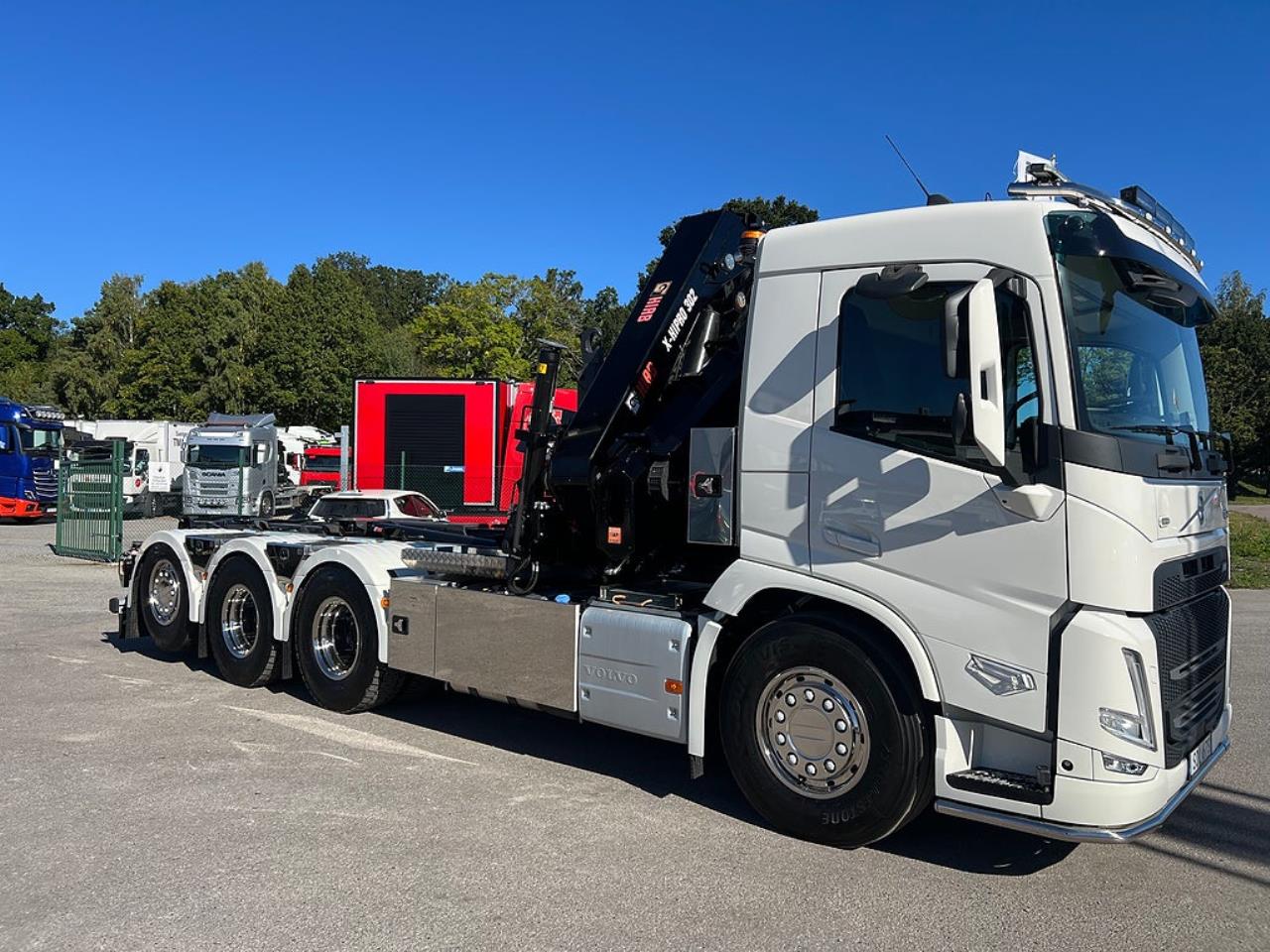 Volvo FM 13 500 8x4*4 Tridem Kranv&auml;xlare Hiab 302 2023 - Kran