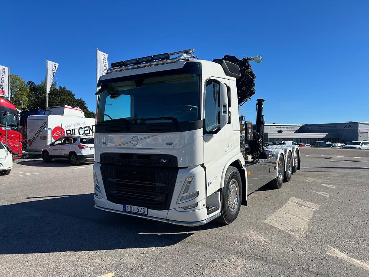 Volvo FM 13 500 8x4*4 Tridem Kranv&auml;xlare Hiab 302 2023 - Kran