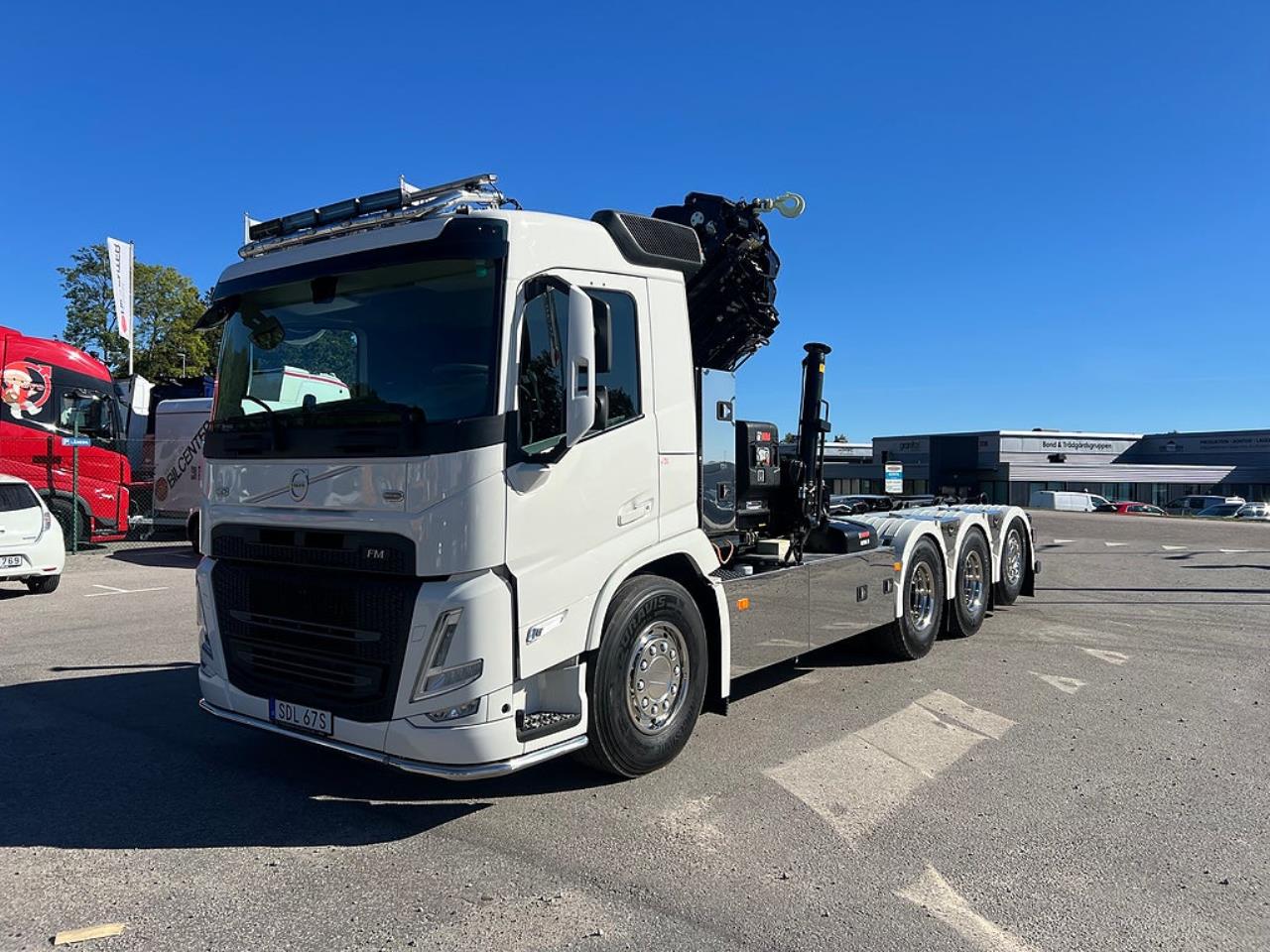 Volvo FM 13 500 8x4*4 Tridem Kranv&auml;xlare Hiab 302 2023 - Kran