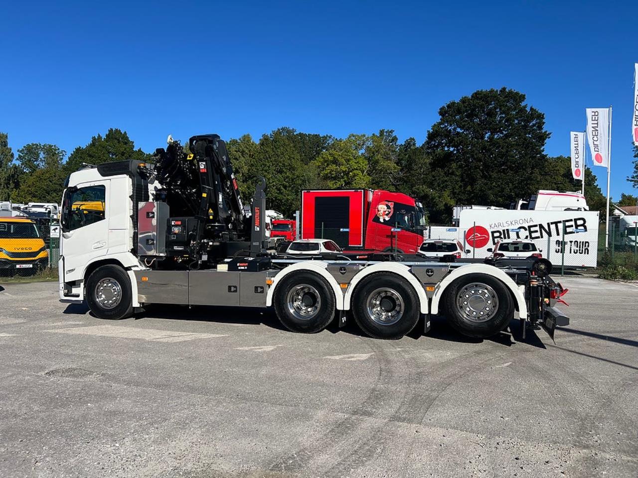 Volvo FM 13 500 8x4*4 Tridem Kranv&auml;xlare Hiab 302 2023 - Kran