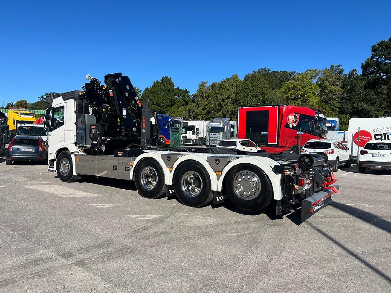 Volvo FM 13 500 8x4*4 Tridem Kranv&auml;xlare Hiab 302 2023 - Kran