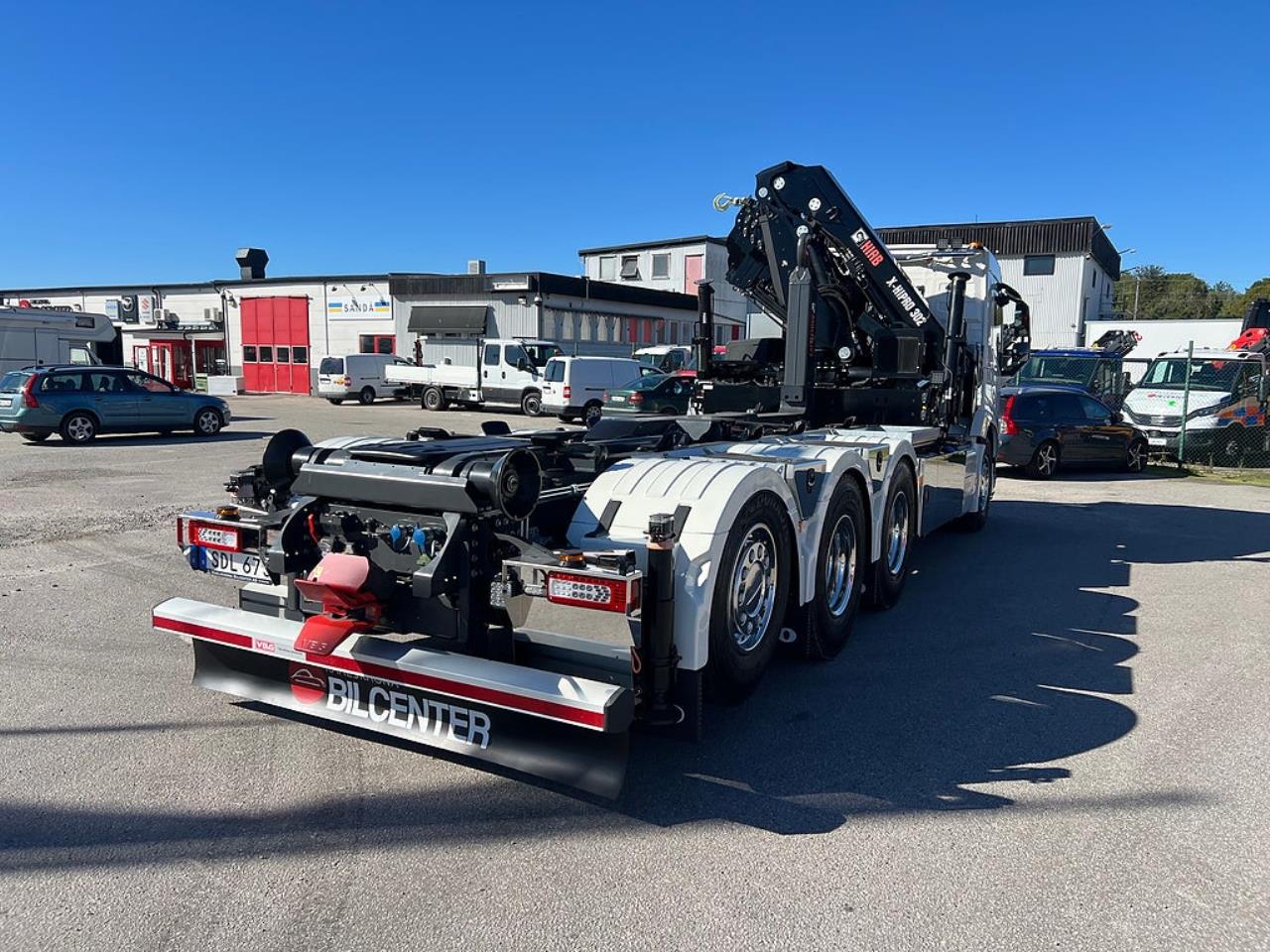 Volvo FM 13 500 8x4*4 Tridem Kranv&auml;xlare Hiab 302 2023 - Kran