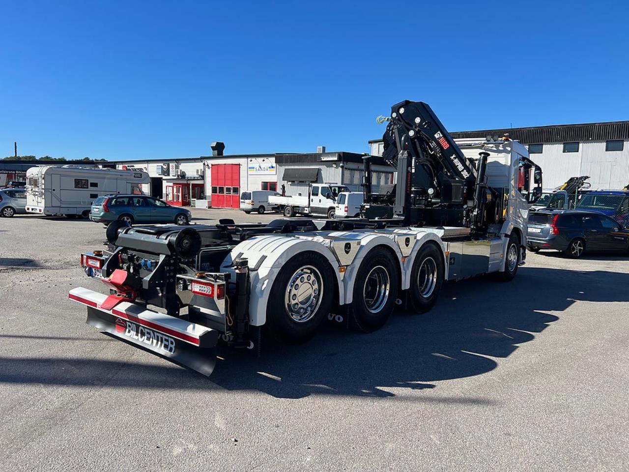 Volvo FM 13 500 8x4*4 Tridem Kranv&auml;xlare Hiab 302 2023 - Kran