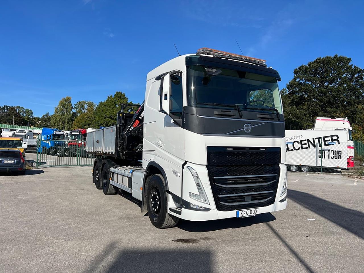 Volvo FH13 500 6x2*4 Lastv&auml;xlare, Inkl Kranflak Hiab 232 2023 - Kran